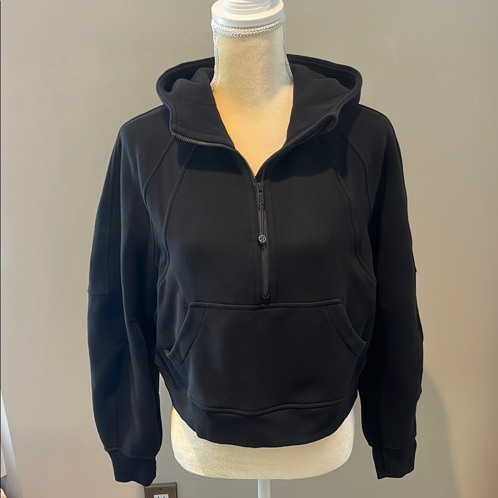 Scuba Oversized half-zip hoodie
